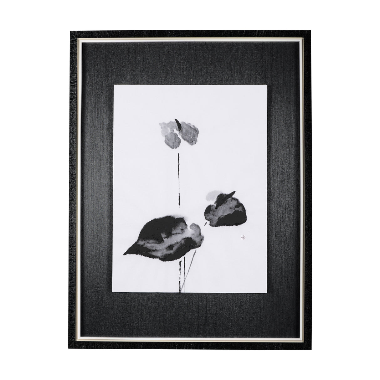 Peace Lily I by Mercana Studio a Hand Embellished Textured Framed Art Print from Mercana - Luna Furniture