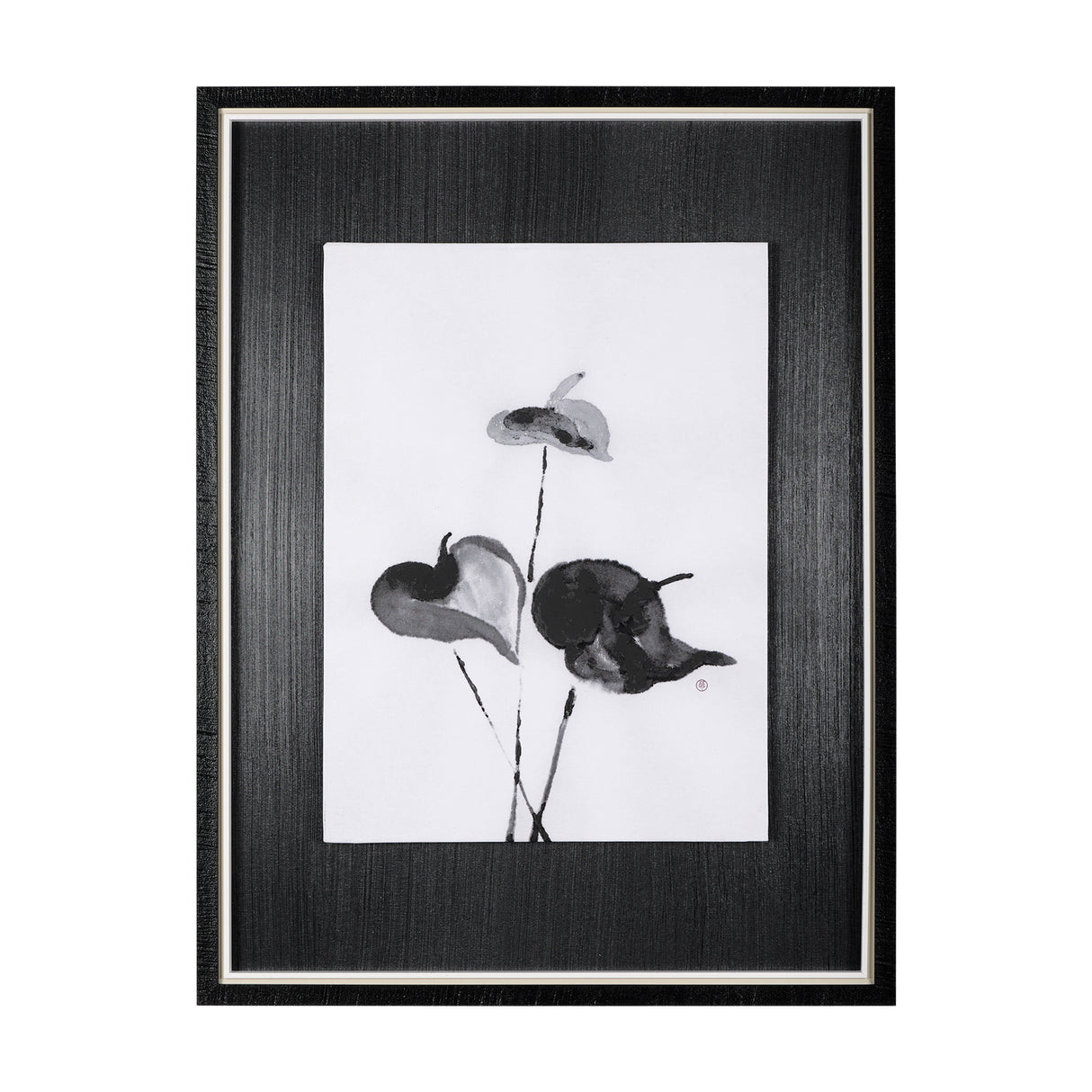 Peace Lily II by Mercana Studio a Hand Embellished Textured Framed Art Print from Mercana - Luna Furniture