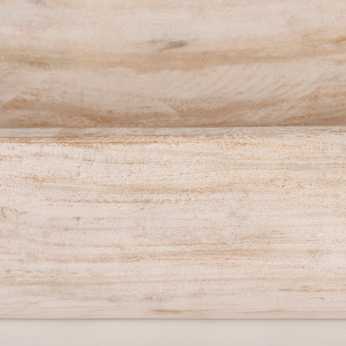 Athena Extra Large Oblong Light-Wash Reclaimed Wood Bowl from Mercana - Luna Furniture