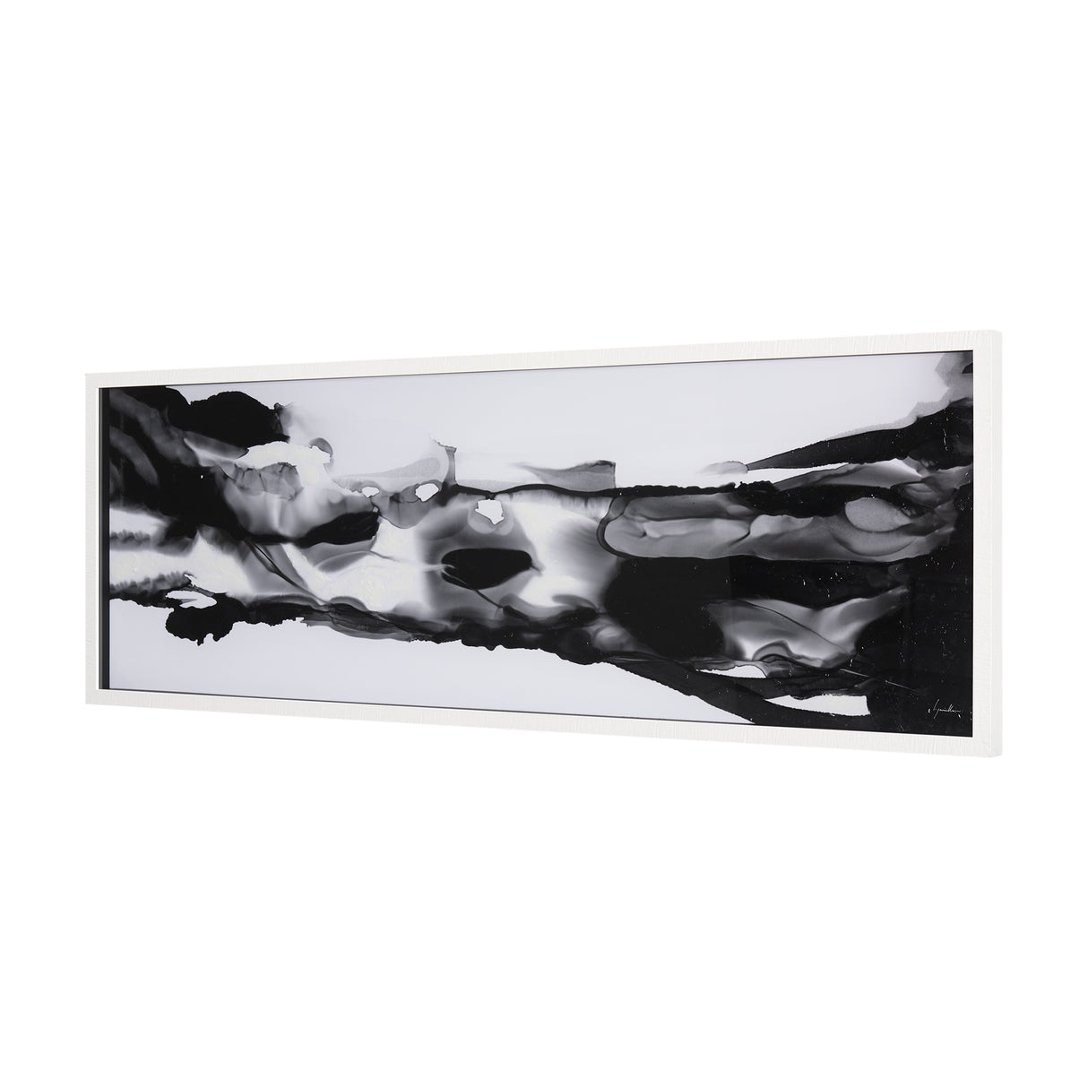 Turbulent River by Mercana Studio a Hand Embellished Textured Framed Art Print Matted under Glass from Mercana - Luna Furniture