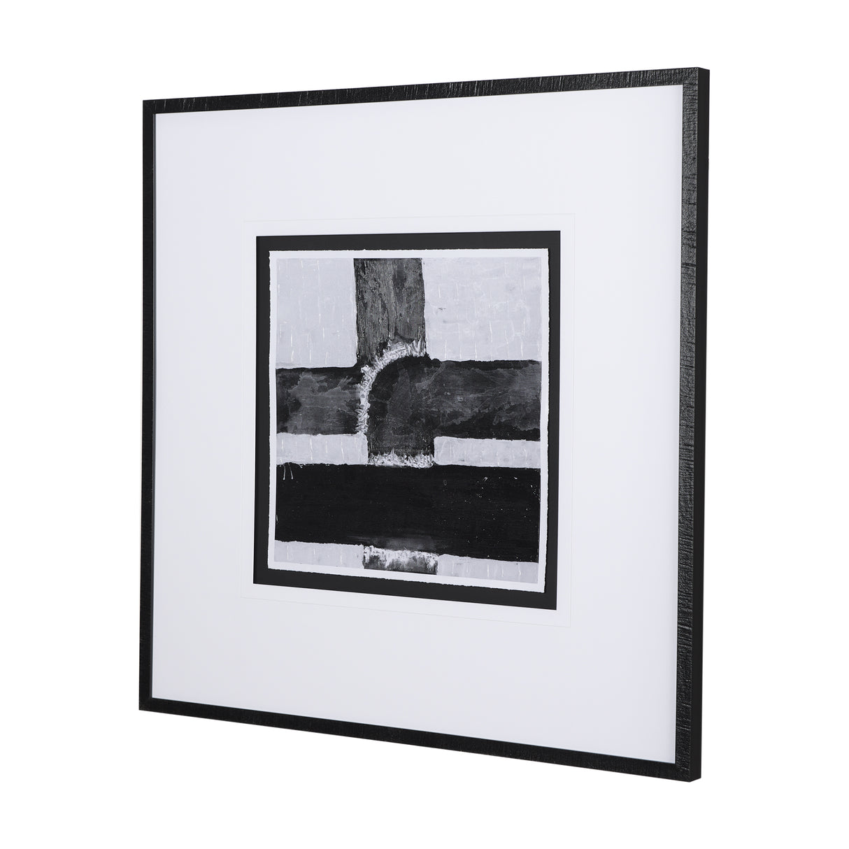 Pipes II by Chase a Hand Embellished Textured Framed Art Print Matted under Glass from Mercana - Luna Furniture