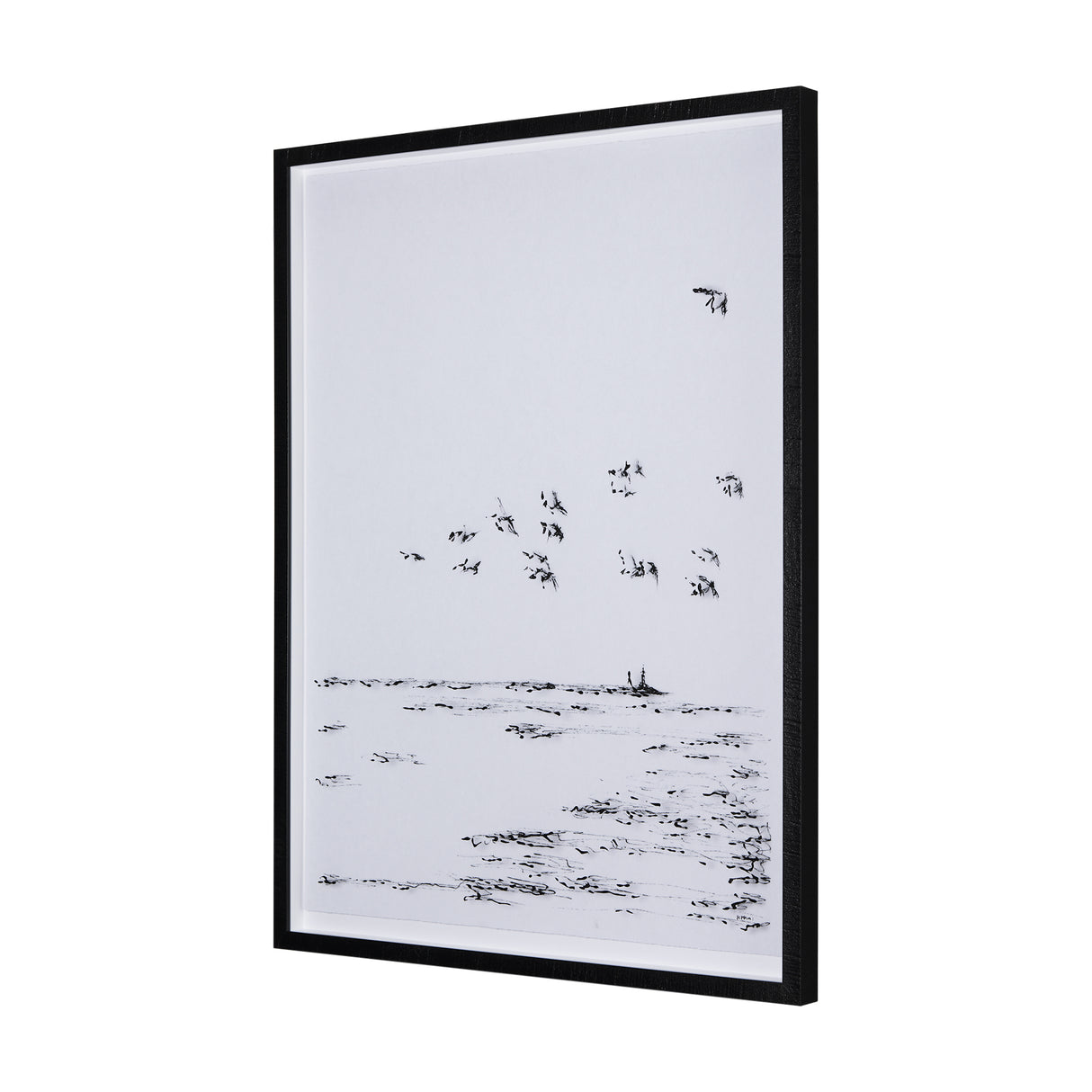 Arriving I by Mercana Studio a Hand Embellished Textured Framed Art Print Matted under Glass from Mercana - Luna Furniture