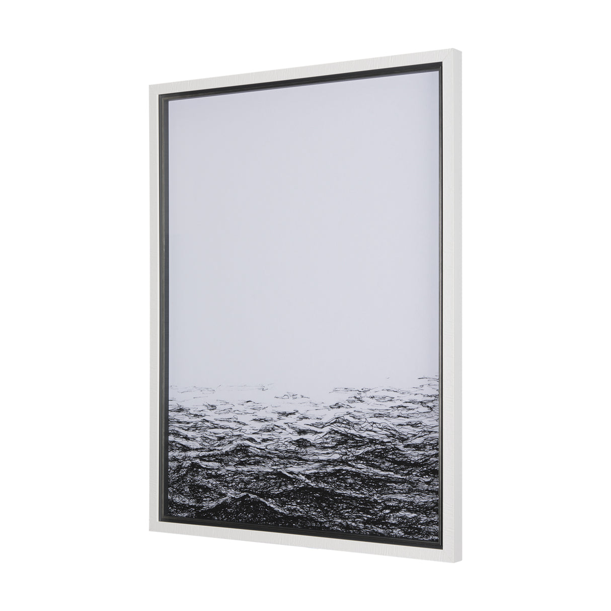 Running on Waves I by Simeng a Framed Art Print Matted under Glass from Mercana - Luna Furniture