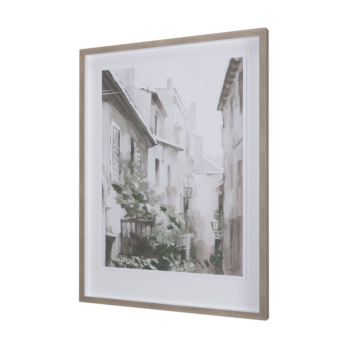 The Old Lodge Lane I by Natalia a Framed Art Print Matted under Glass from Mercana - Luna Furniture