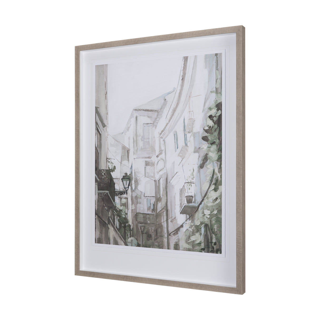 The Old Lodge Lane II by Natalia a Framed Art Print Matted under Glass from Mercana - Luna Furniture
