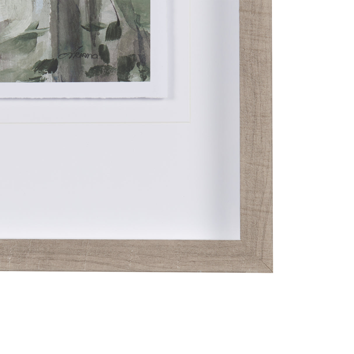 The Old Lodge Lane II by Natalia a Framed Art Print Matted under Glass from Mercana - Luna Furniture