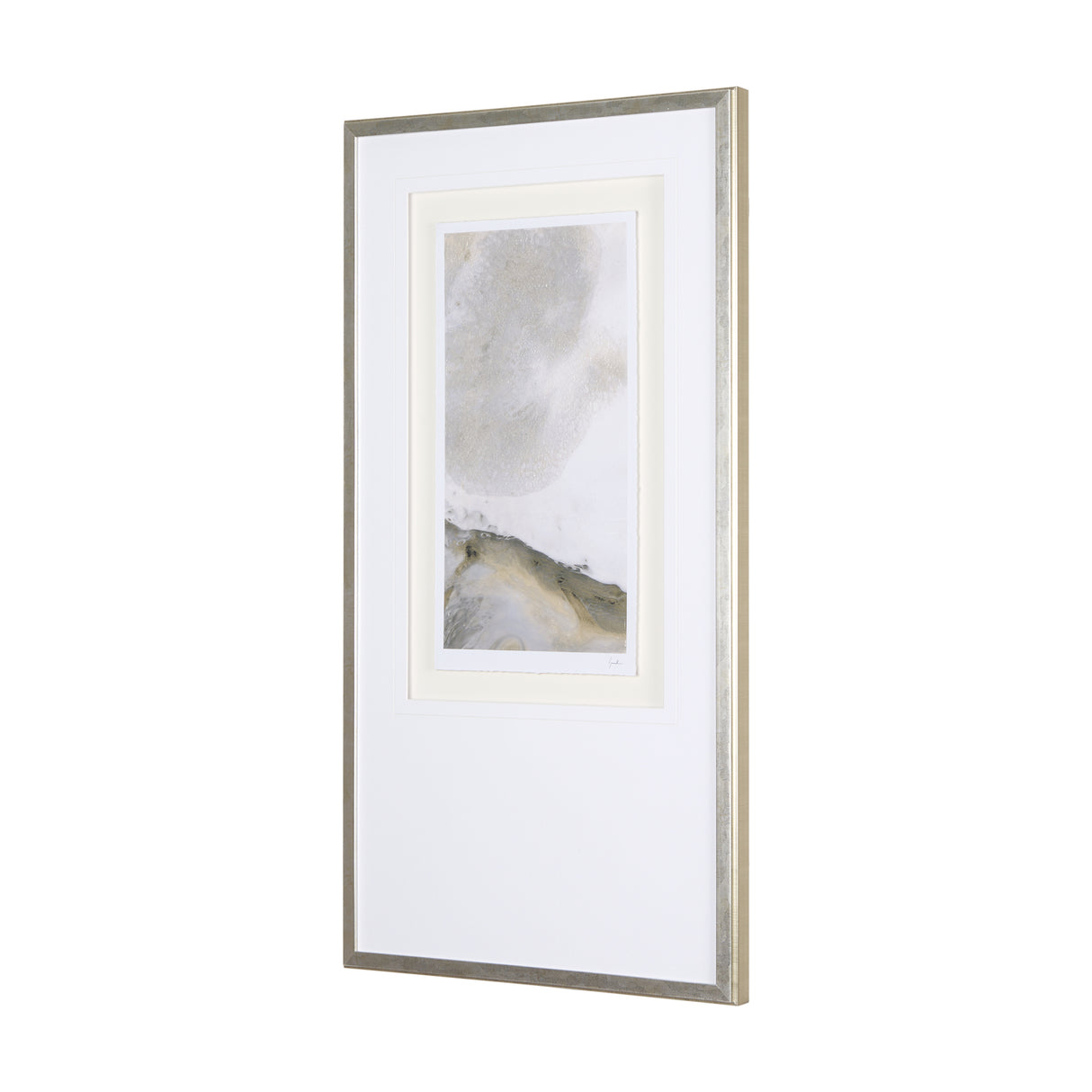 Sandy Waves I by Mercana Studio a Hand Embellished Textured Framed Art Print Matted under Glass from Mercana - Luna Furniture