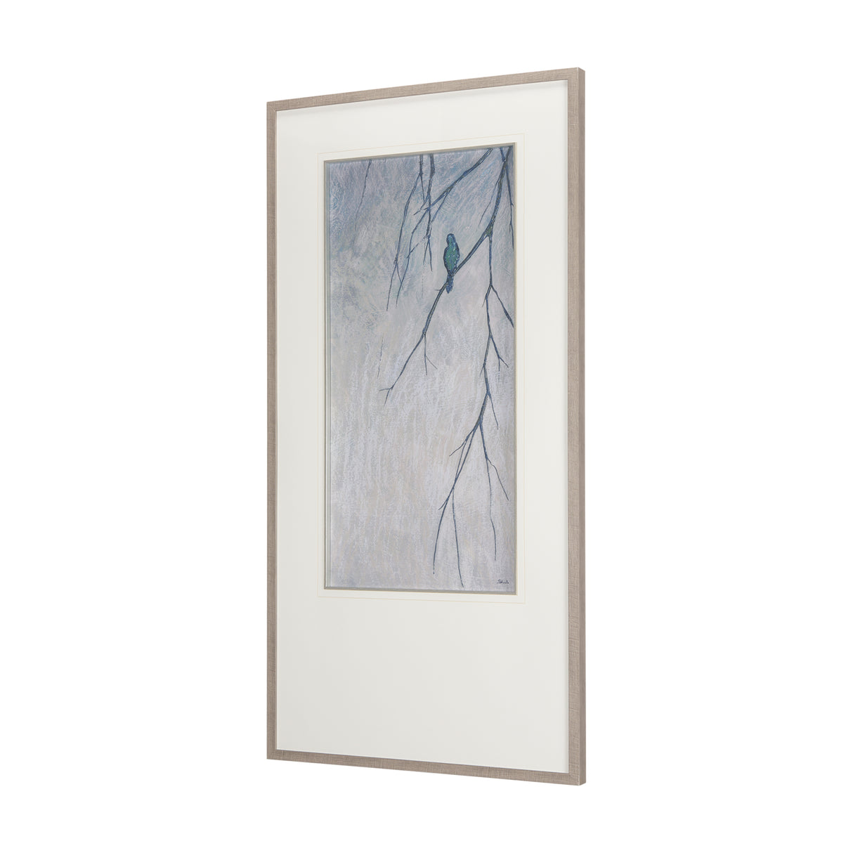 Bird Song I by Mercana Studio a Hand Embellished Textured Framed Art Print Matted under Glass from Mercana - Luna Furniture