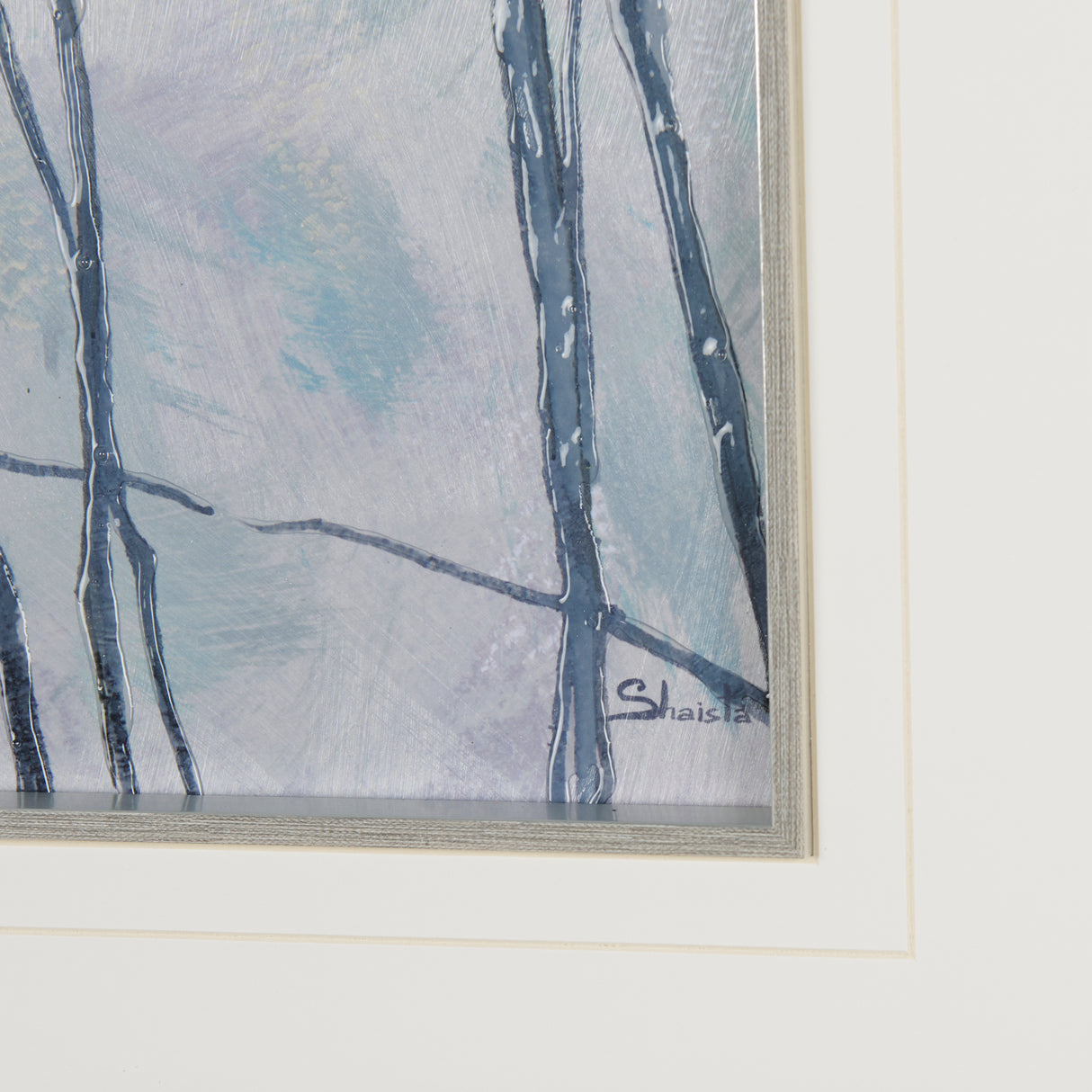 Bird Song II by Mercana Studio a Hand Embelished Textured Framed Art Print Matted under Glass from Mercana - Luna Furniture