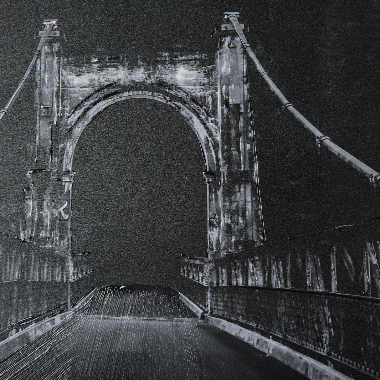Alexandra Bridge by Chad Mackay a Hand Embellished Textured Framed Photo Art Print Matted under Glas from Mercana - Luna Furniture