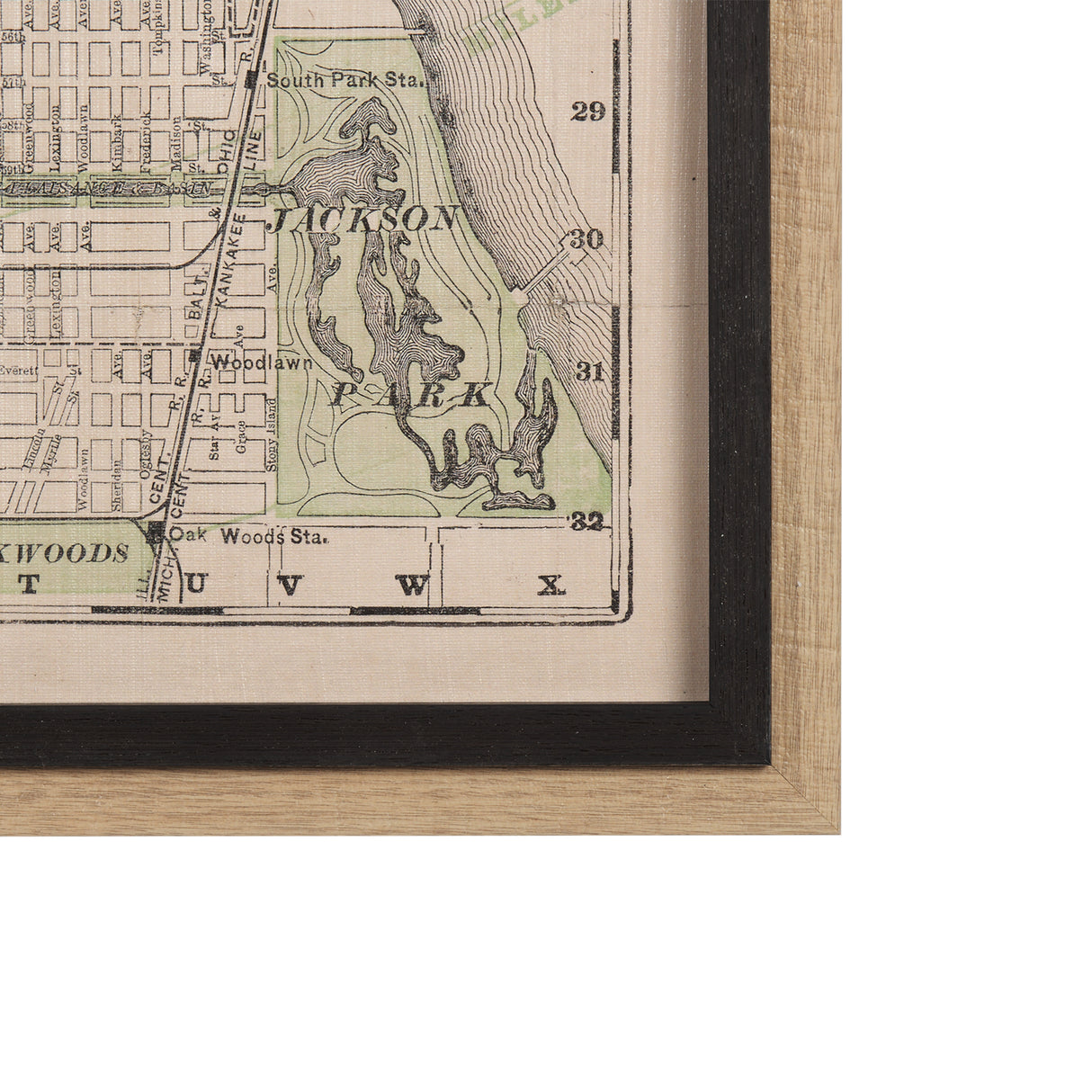 City of Chicago by Mercana Studio a Hand Embellished Textured Framed Art Print from Mercana - Luna Furniture