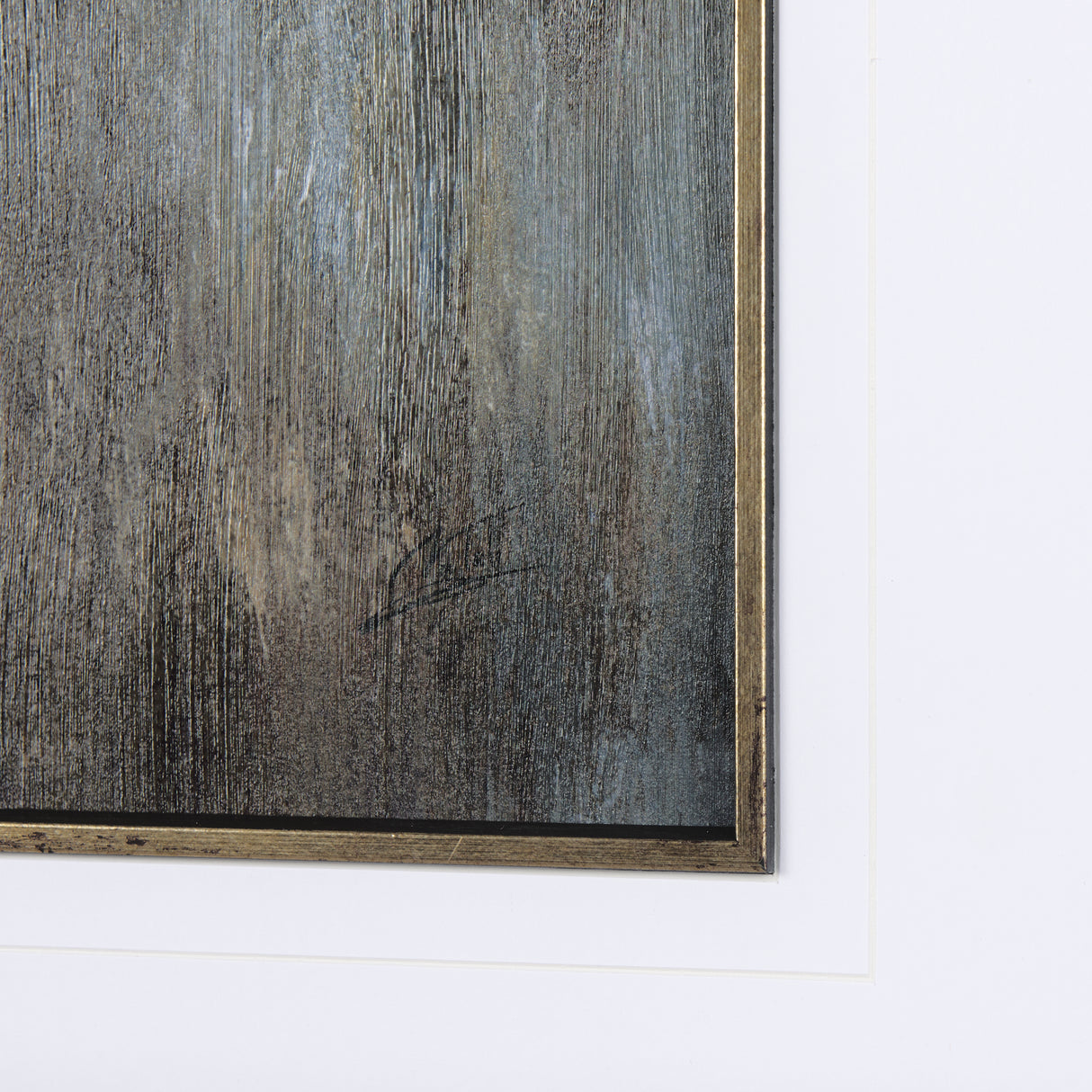 Misty day II by Mercana Studio a Hand Embellished Textured Framed Art Print Matted under Glass from Mercana - Luna Furniture