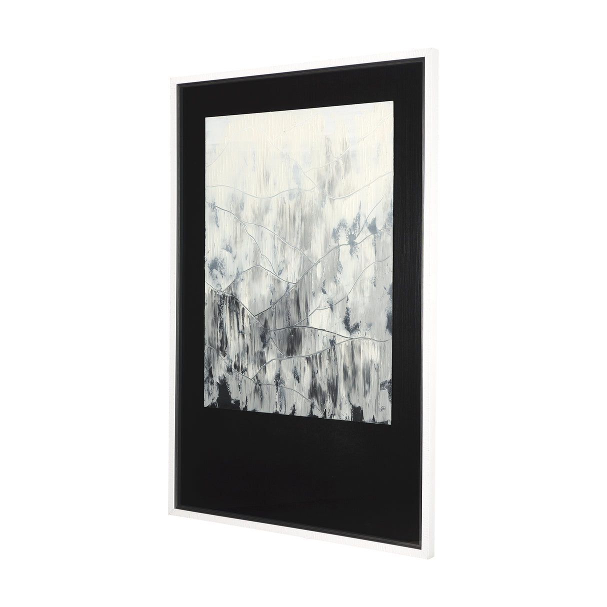 Mountain Shades II by Mercana Studio a Hand Embellished Textured Framed Art Print Matted under Glass from Mercana - Luna Furniture
