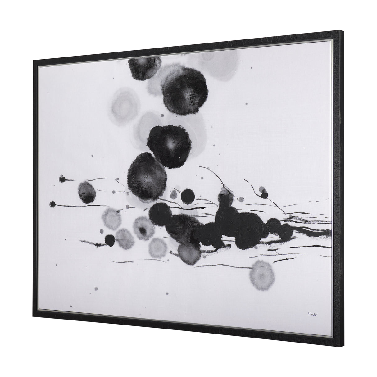 Blooming by Mercana Studio a Hand Embellished Textured Framed Canvas from Mercana - Luna Furniture