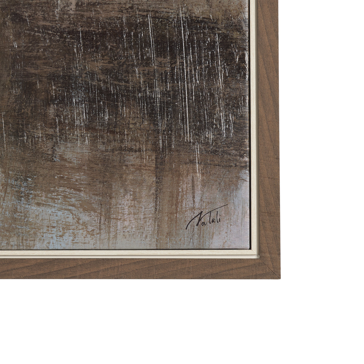 Morning Mist by Mercana Studio a Hand Embellished Textured Framed Canvas from Mercana - Luna Furniture