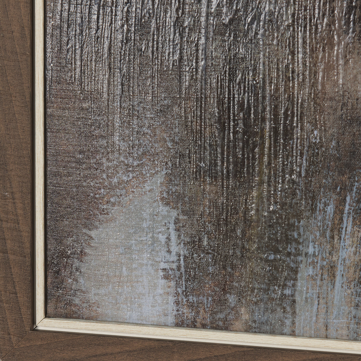 Morning Mist by Mercana Studio a Hand Embellished Textured Framed Canvas from Mercana - Luna Furniture