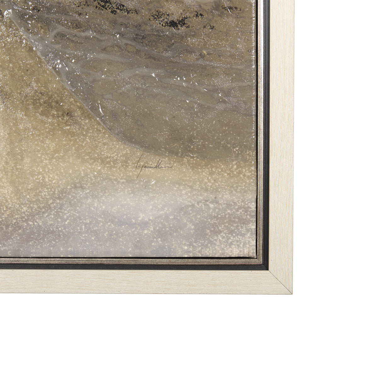 Sandy Waves I by Mercana Studio a Hand Embellished Textured Framed Canvas from Mercana - Luna Furniture