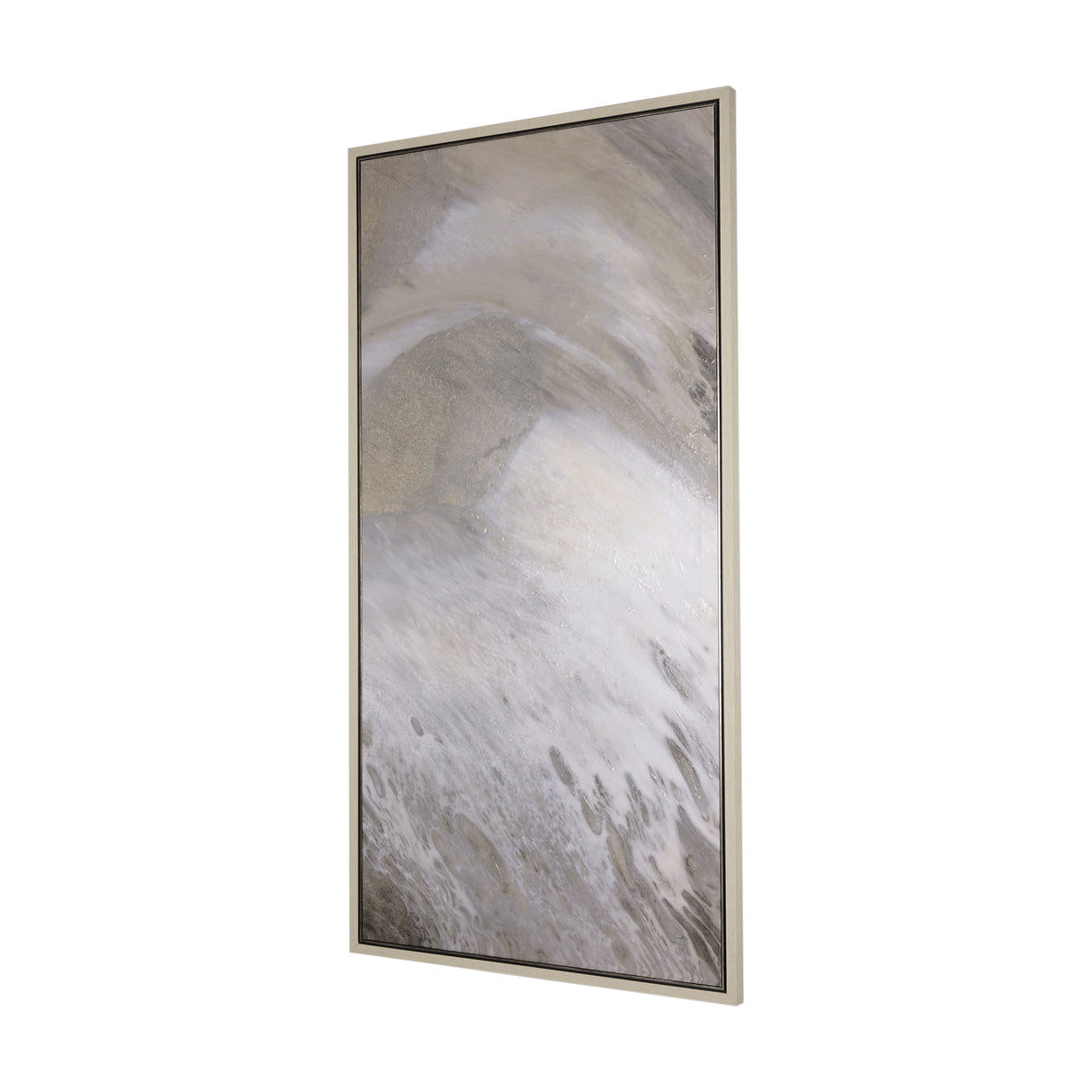 Sandy Waves IV by Mercana Studio a Hand Embellished Textured Framed Canvas from Mercana - Luna Furniture