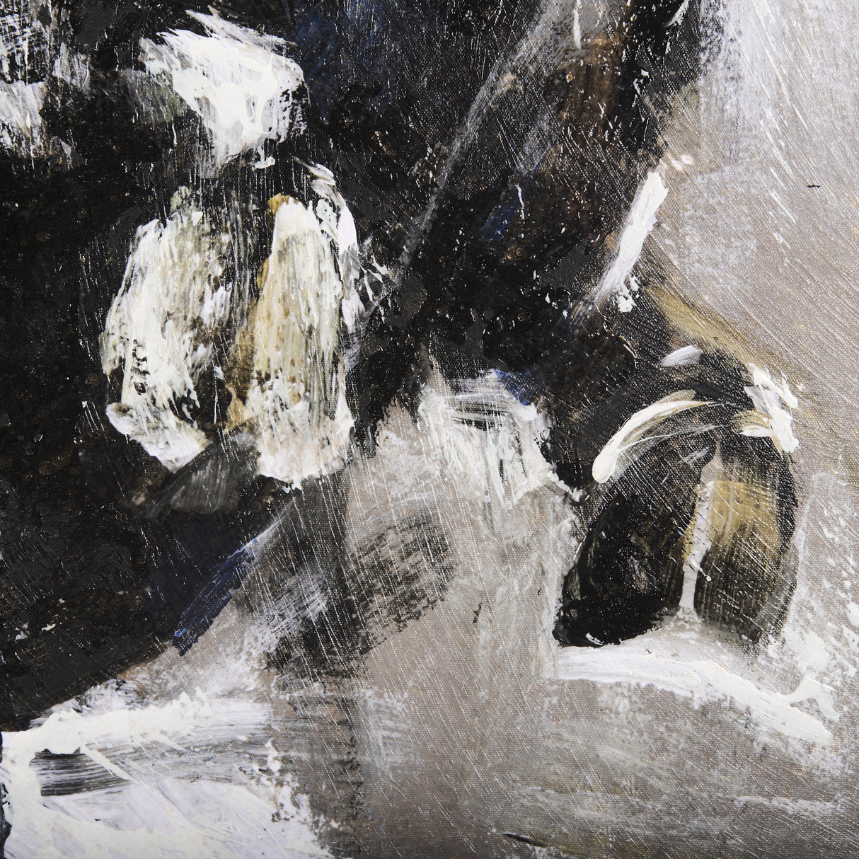 Bull by Mercana Studio a Hand Embellished Textured Framed Canvas from Mercana - Luna Furniture