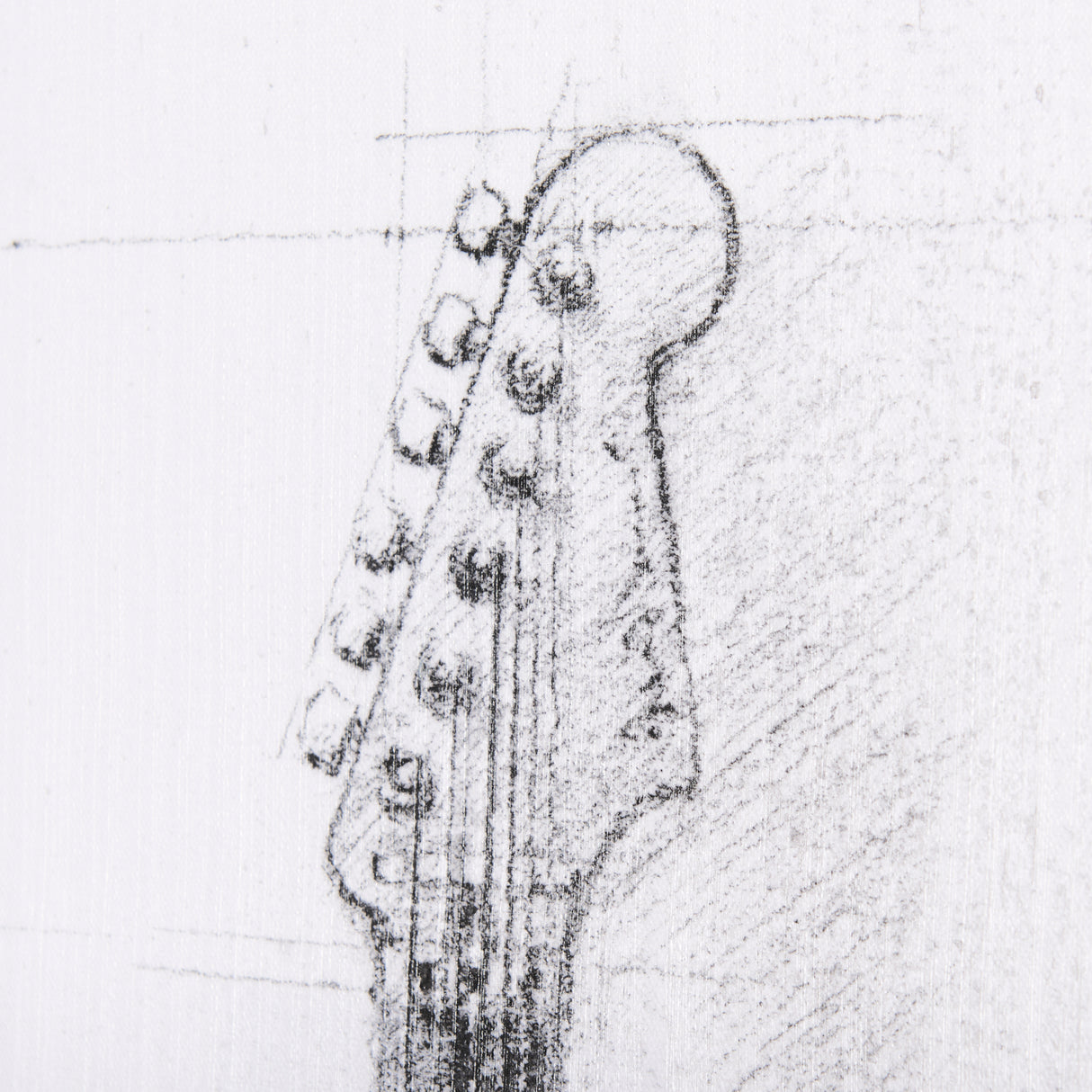 Guitar I by Mercana Studio a Hand Embellished Textured Canvas from Mercana - Luna Furniture