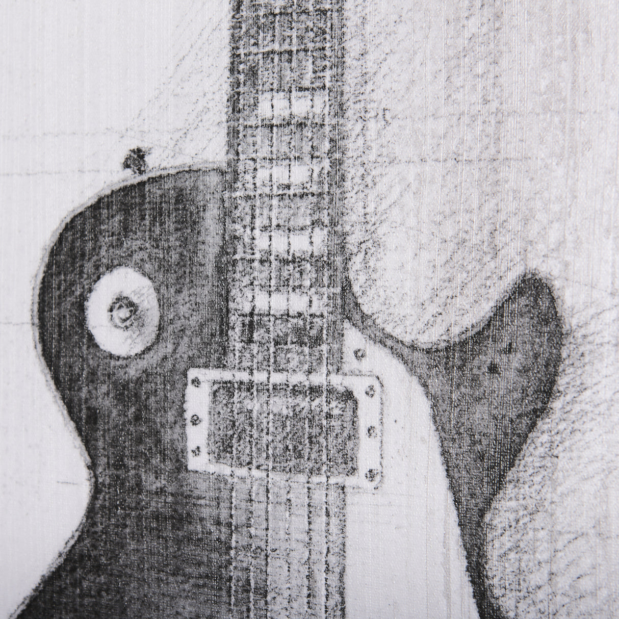 Guitar III by Mercana Studio a Hand Embellished Textured Canvas from Mercana - Luna Furniture
