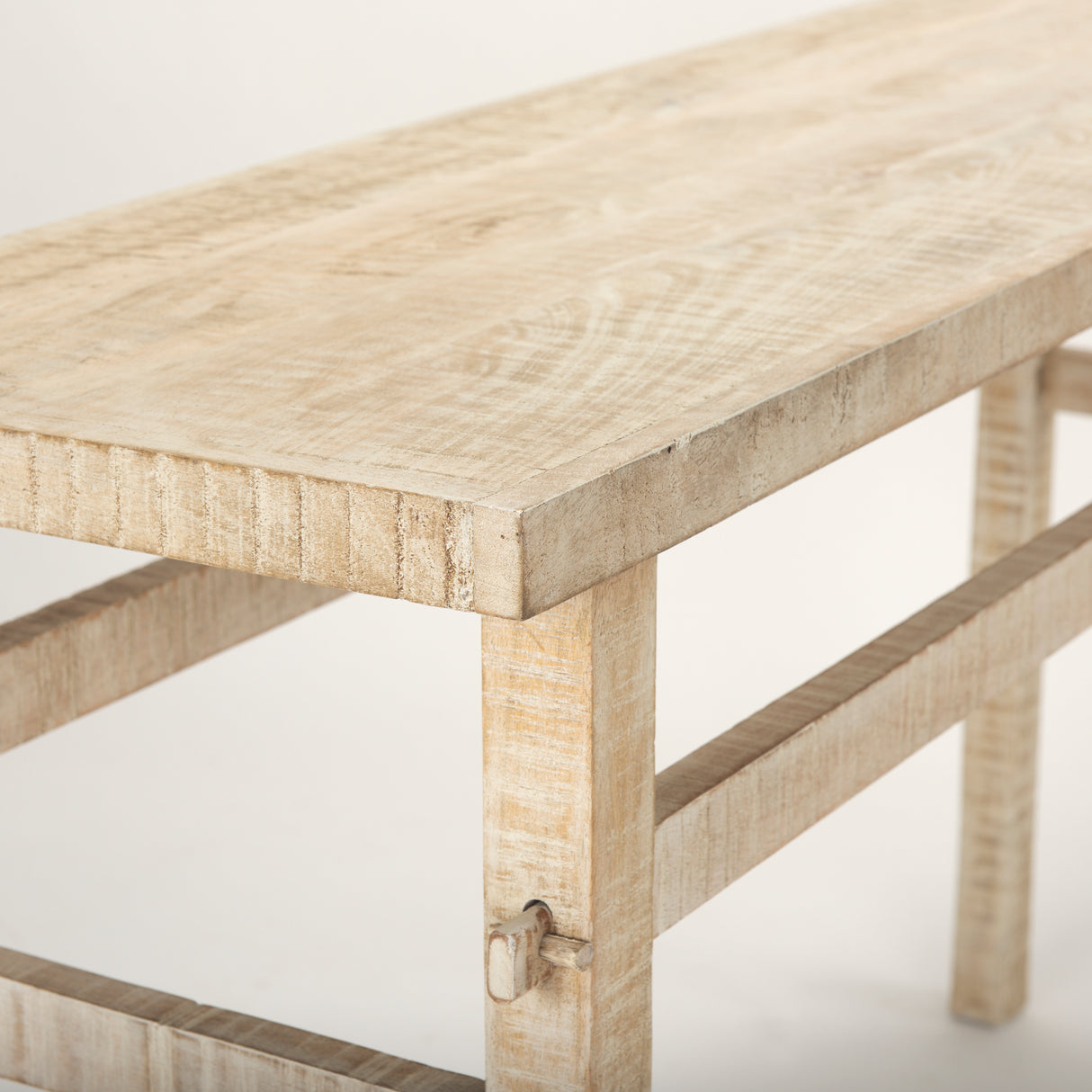 Rosie Small Blonde Wood Console Table from Mercana - Luna Furniture