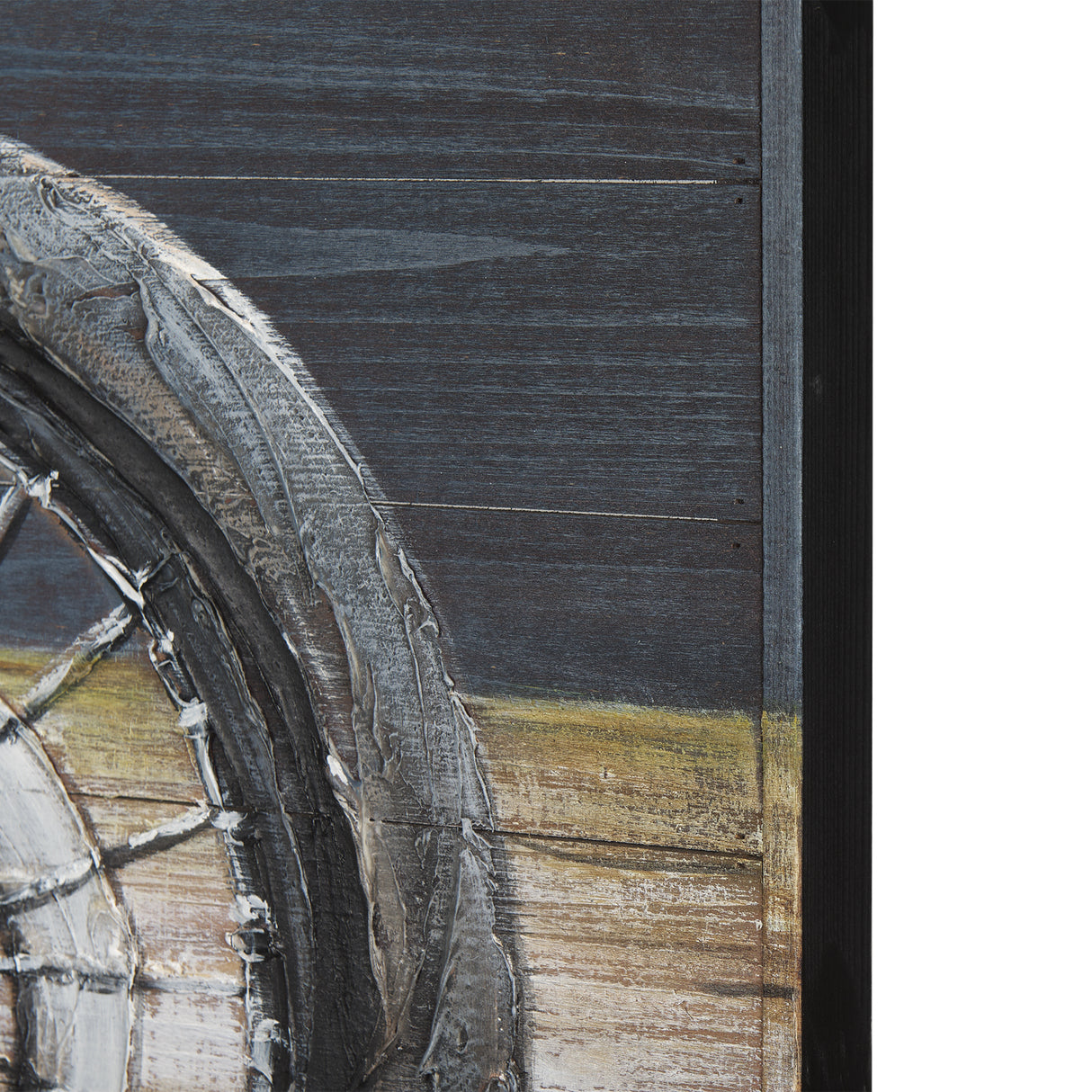 Vintage Cylinder 60x36 Hand Painted on Wood Oil Painting from Mercana - Luna Furniture