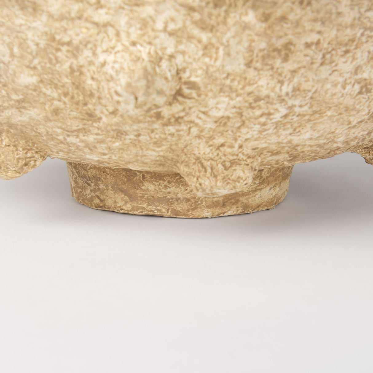 Sonam Set of 2 Beige Paper Mache Spiked Bowls from Mercana - Luna Furniture
