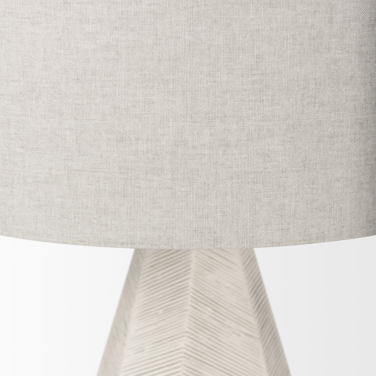 Piven White w/Antiqued Wash Textured Ceramic Table Lamp from Mercana - Luna Furniture