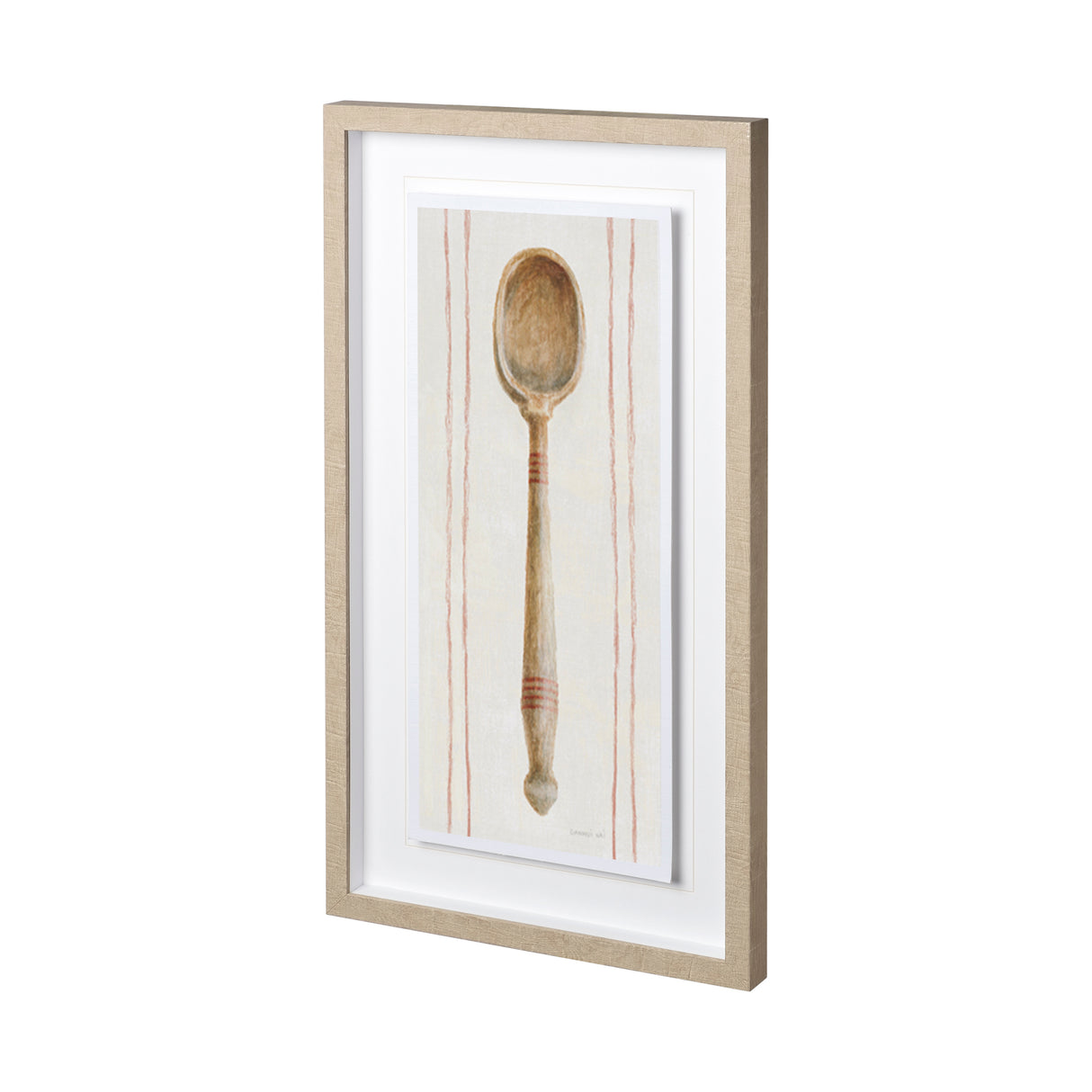 Floursack Kitchen III by Mercana Studio Hand Embellished Textured Framed Art Print Matted under Glas from Mercana - Luna Furniture