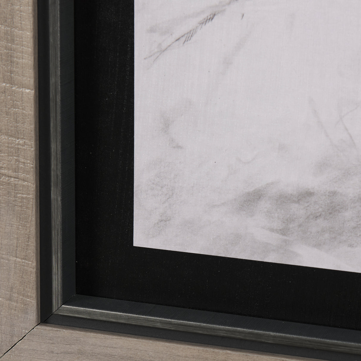Countryside Sketches I by Ariana a Hand Embellished Textured Framed Art Print from Mercana - Luna Furniture