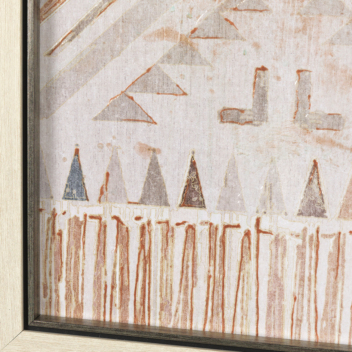 Aztec II by Mercana Studio a Hand Embellished Textured Framed Art Print from Mercana - Luna Furniture