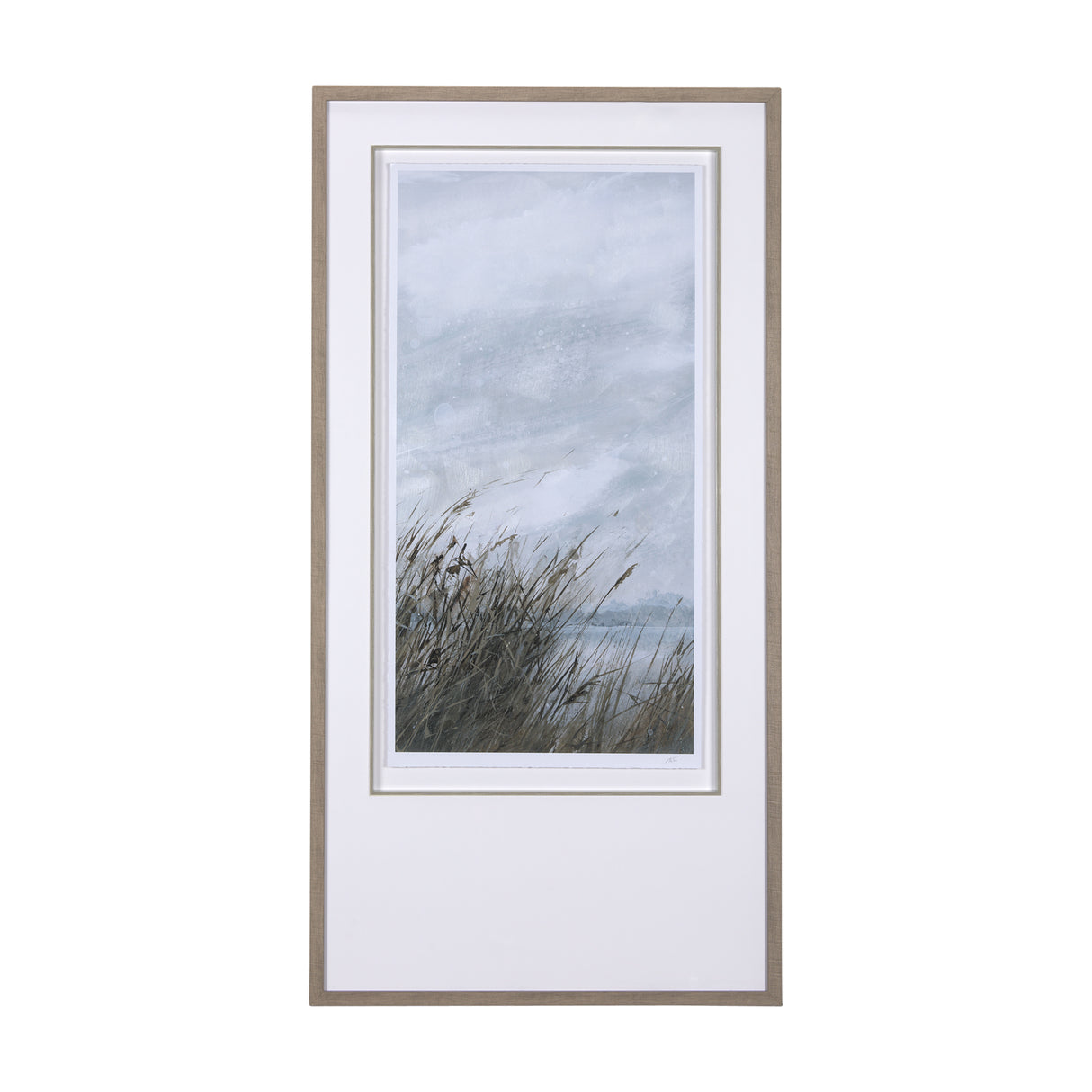 Chilly Breeze I by Natali a Hand Embelished Textured Framed Art Print Matted under Glass from Mercana - Luna Furniture