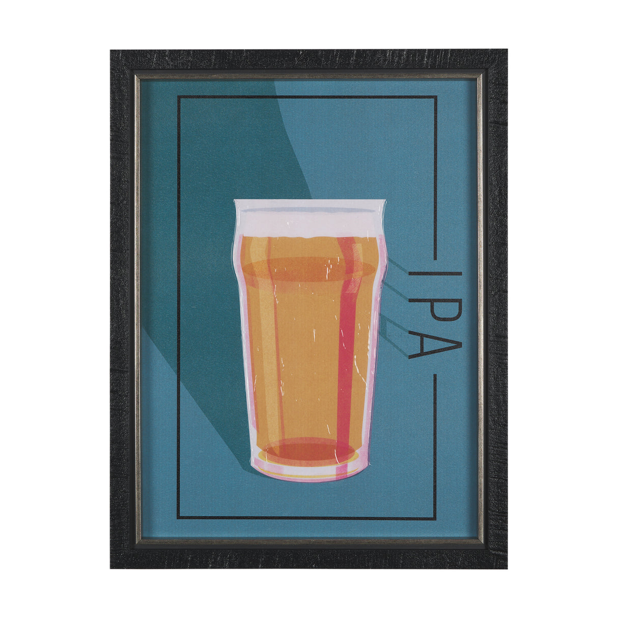 Beer Poster IPA by Mercana Studio a Hand Embellished Textured Framed Art Print from Mercana - Luna Furniture
