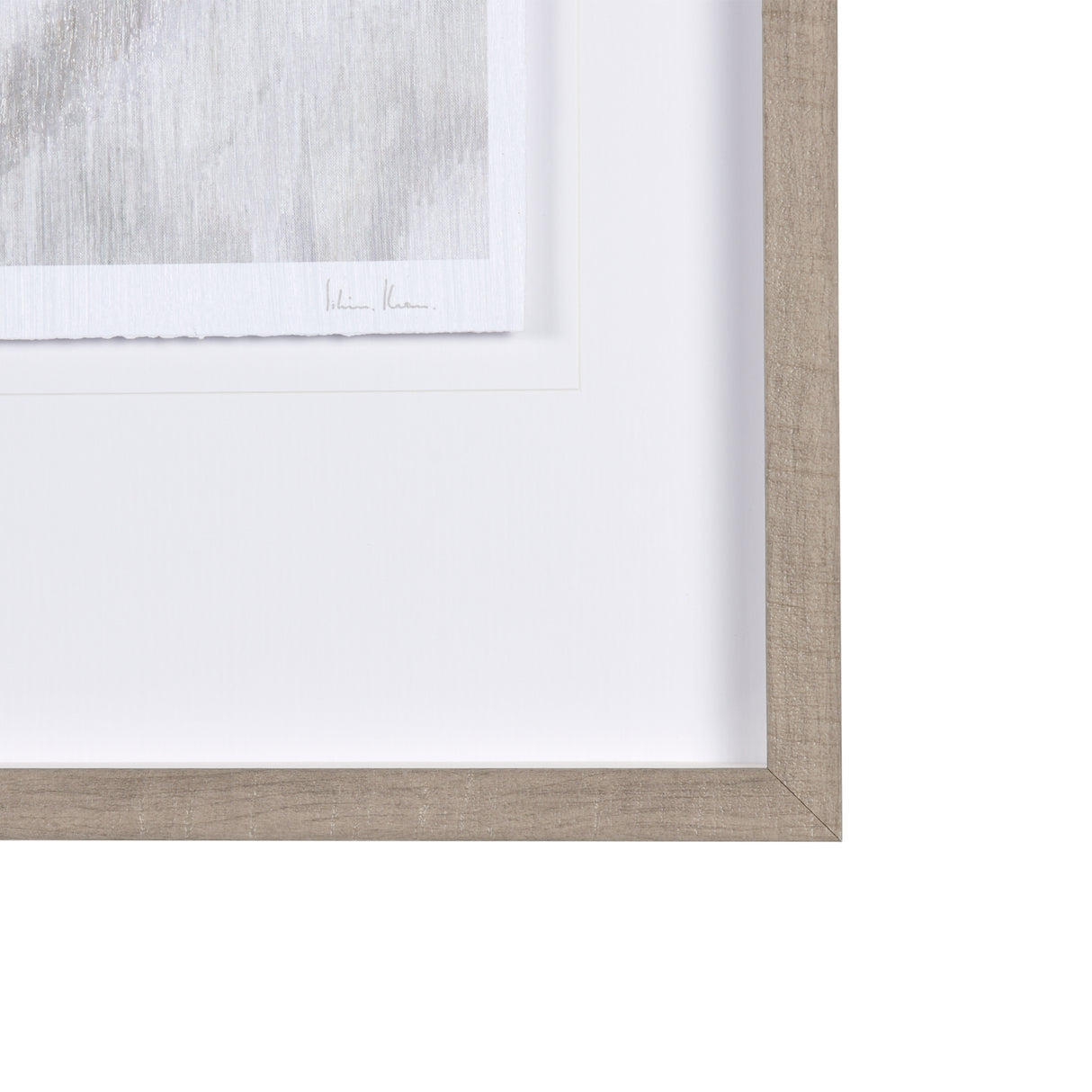 Ikat Patterns V by Silvia Krause a Hand Embellished Textured Framed Art Print Matted under Glass from Mercana - Luna Furniture