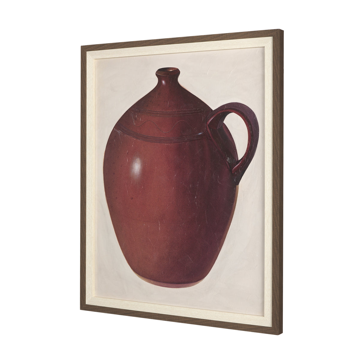 Redware Jug by Mercana Studio a Hand Embellished Textured Framed Art Photograph from Mercana - Luna Furniture