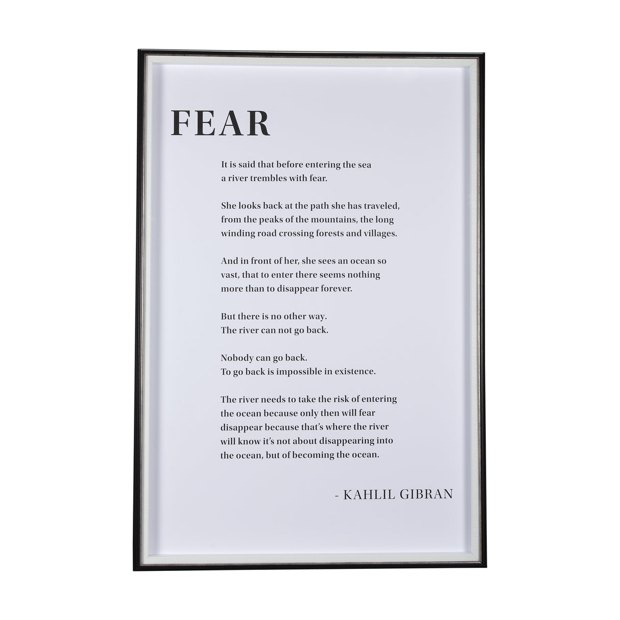 Fear by Mercana Studio a Hand Embellished Textured Framed Art Photograph Matted under Glass from Mercana - Luna Furniture