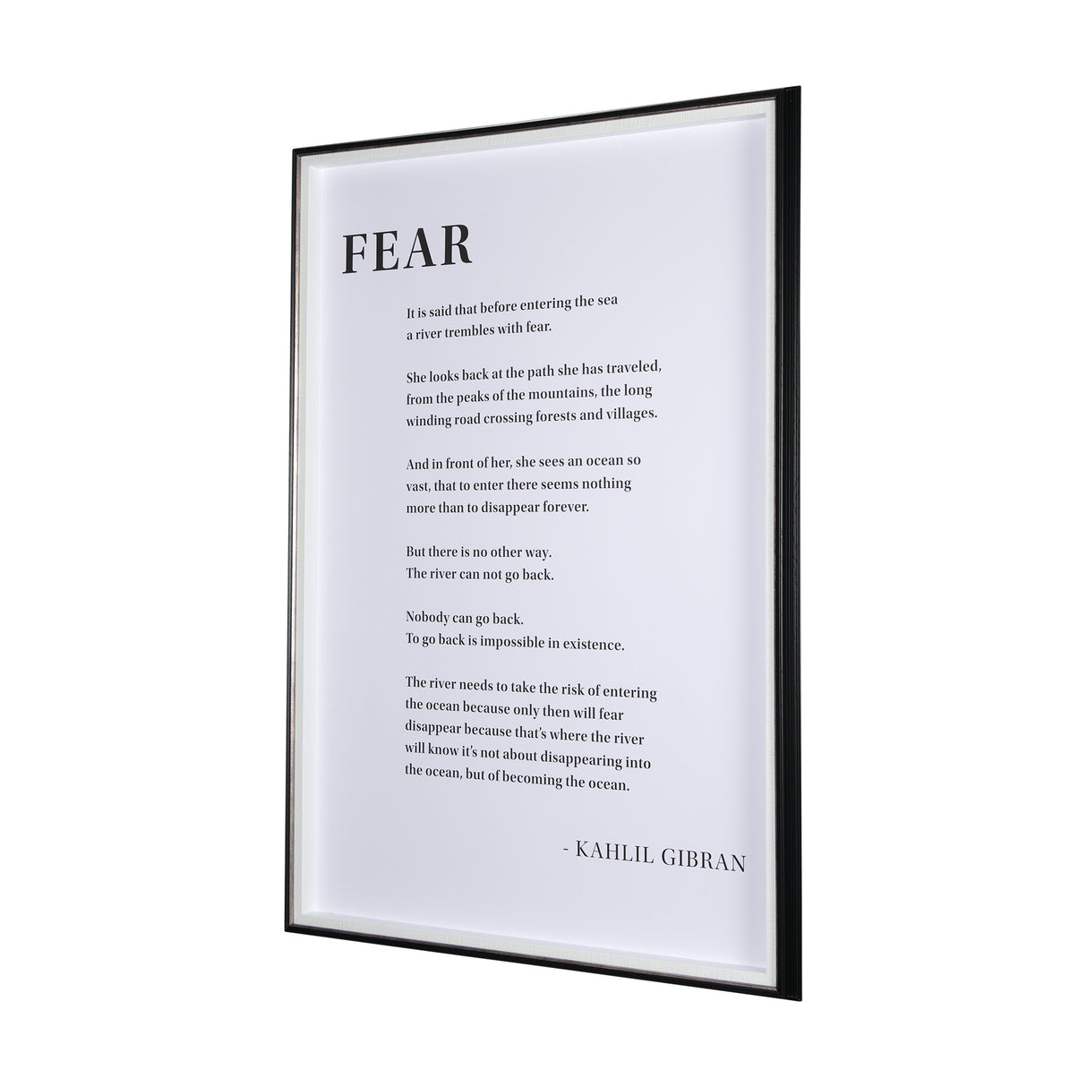 Fear by Mercana Studio a Hand Embellished Textured Framed Art Photograph Matted under Glass from Mercana - Luna Furniture