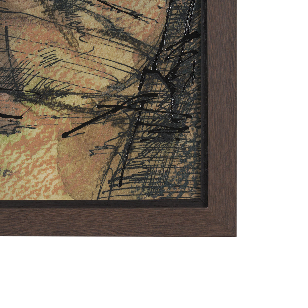Canyon View by Mercana Studio a Hand Embellished Textured Framed Art Print Matted under Glass from Mercana - Luna Furniture