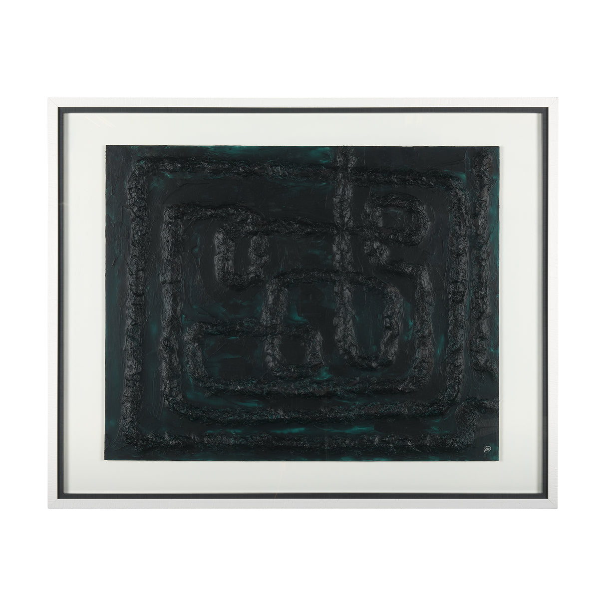 Tangled II by Studio M a handmade Original Framed Artwork under Glass from Mercana - Luna Furniture