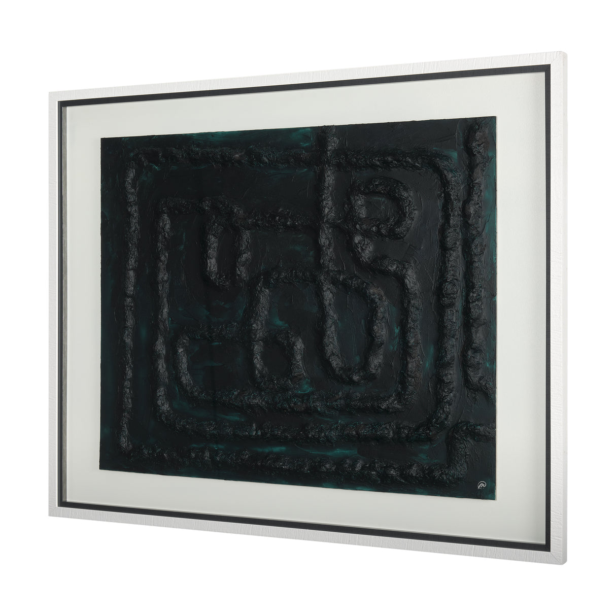 Tangled II by Studio M a handmade Original Framed Artwork under Glass from Mercana - Luna Furniture