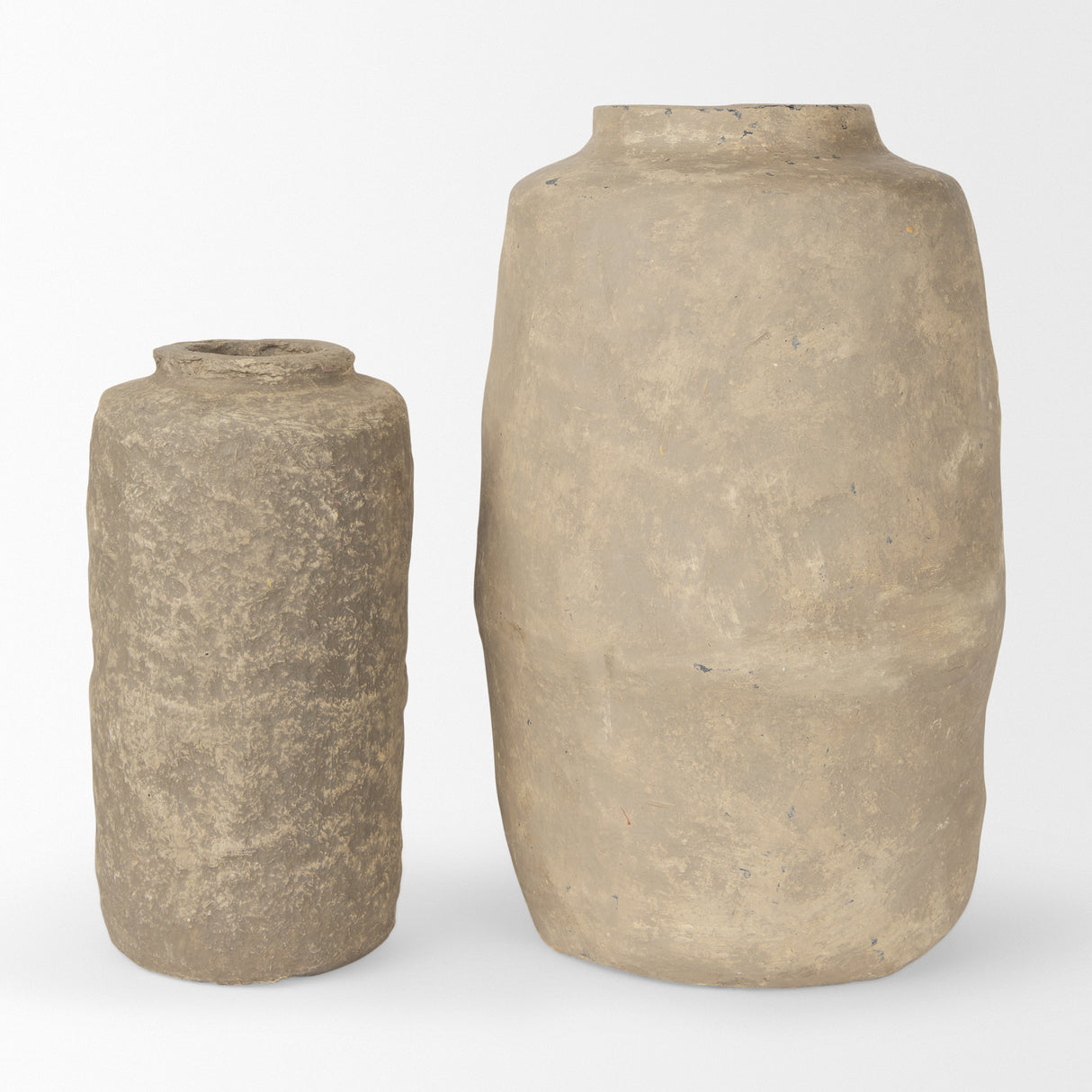 Bala Small Gray Paper Mache Vase from Mercana - Luna Furniture