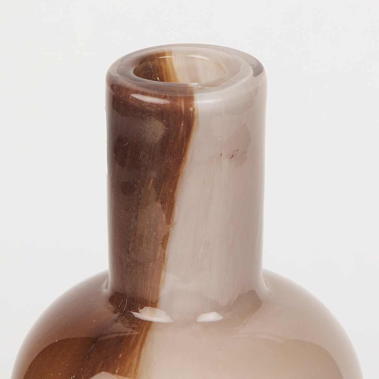 Marans Tall Amber Multi-Color Glass Vase from Mercana - Luna Furniture