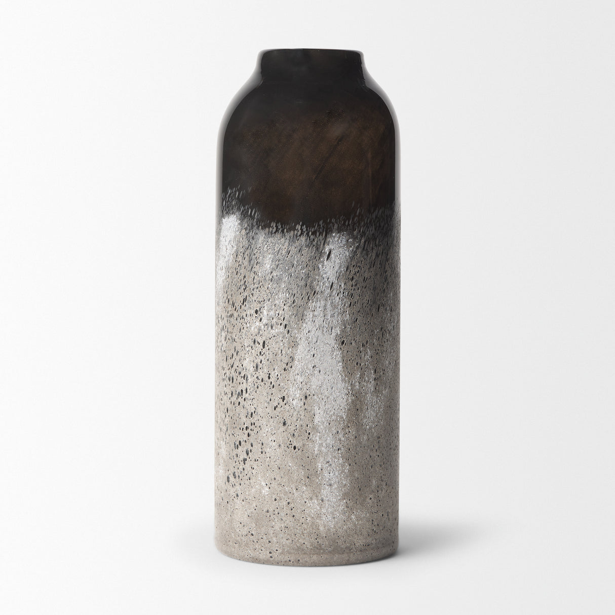 Emu Tall Black w/ Gray Vase from Mercana - Luna Furniture