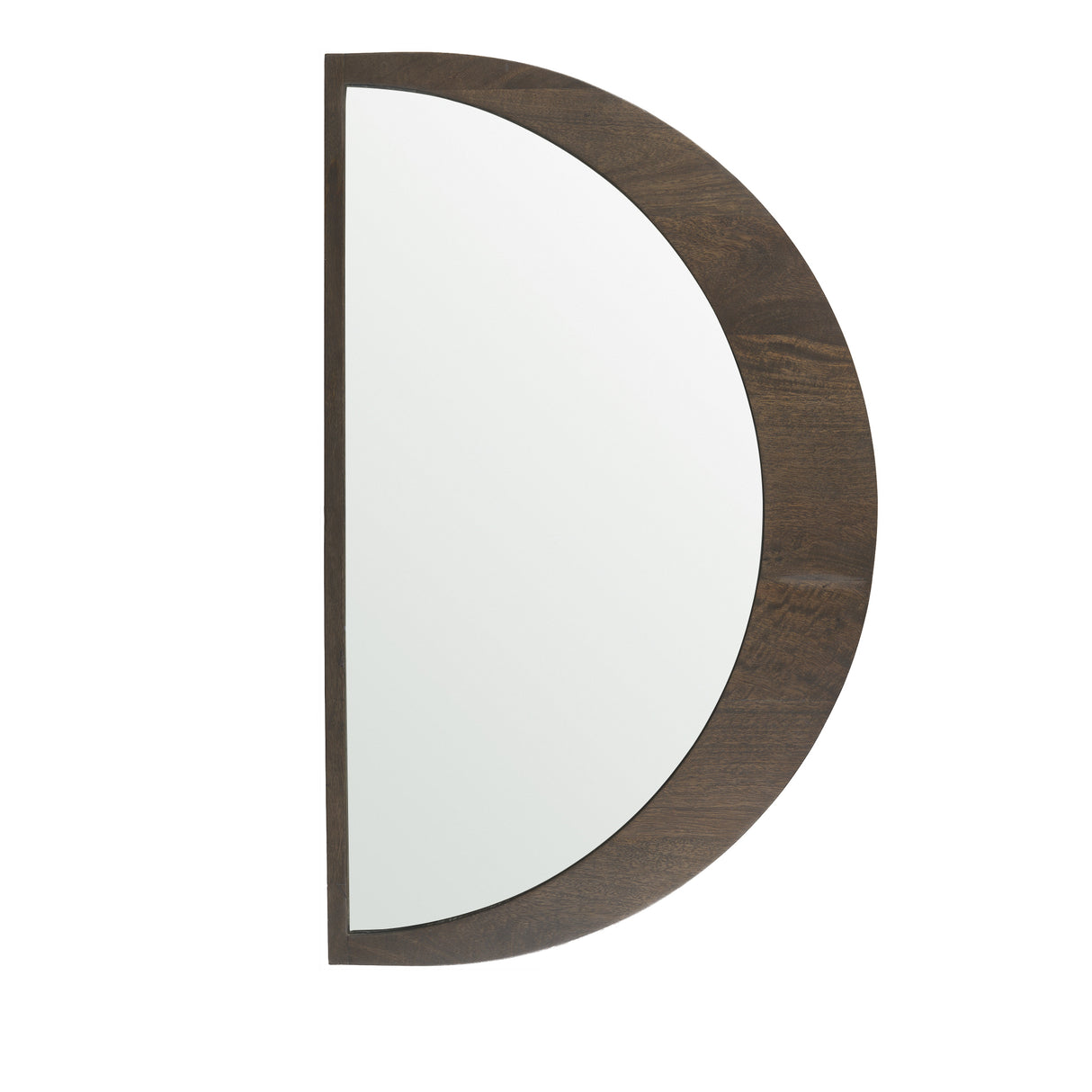 Celeste Dark Brown Wood Small Mirror from Mercana - Luna Furniture