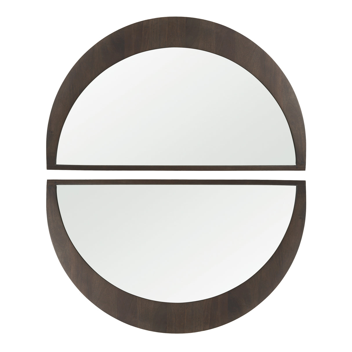 Celeste Dark Brown Wood Large Mirror from Mercana - Luna Furniture