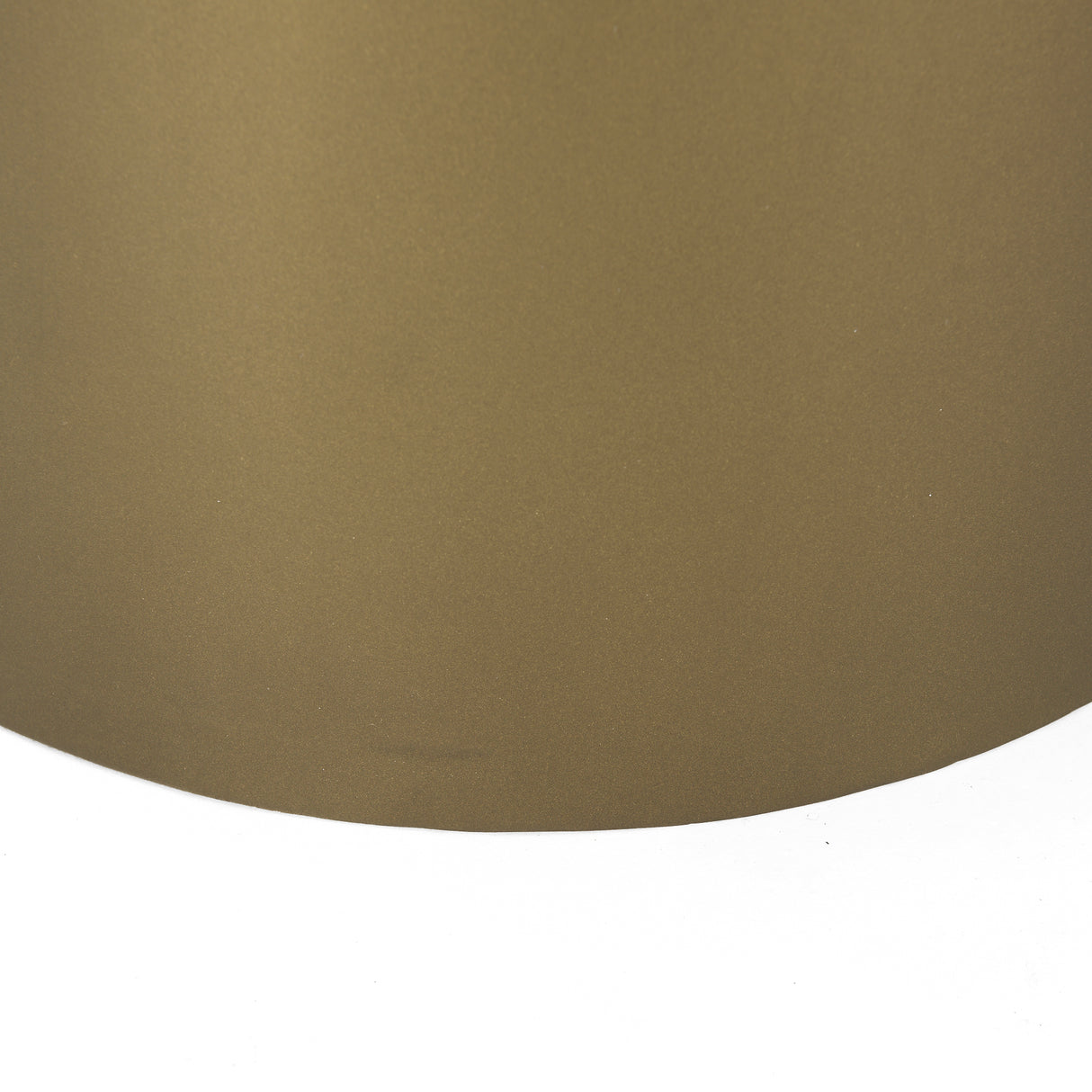 Eclipse Antique Brass Metal Drum Base w/ Dark Brown Wood Top End/Side Table from Mercana - Luna Furniture