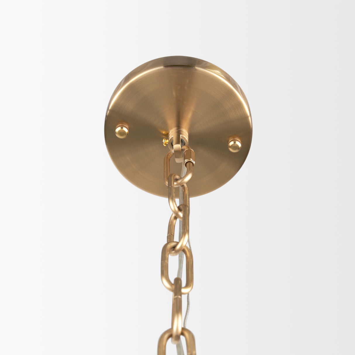 Colleen Antiqued Gold Metal 4-Light Chandelier from Mercana - Luna Furniture