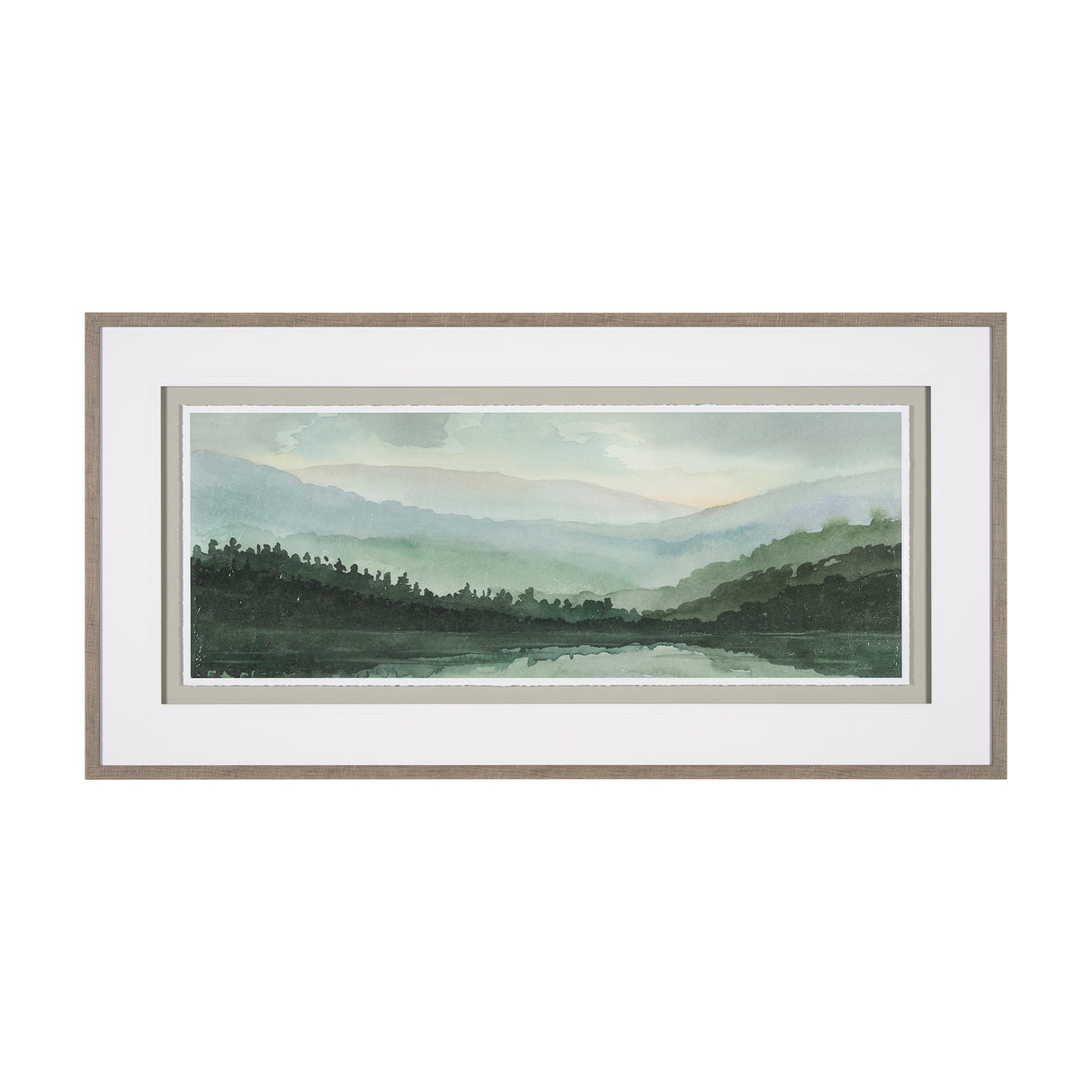 Watercolor Sketch II by Mercana Studio Hand Embellished Textured Framed Art Print Matted under Glass from Mercana - Luna Furniture