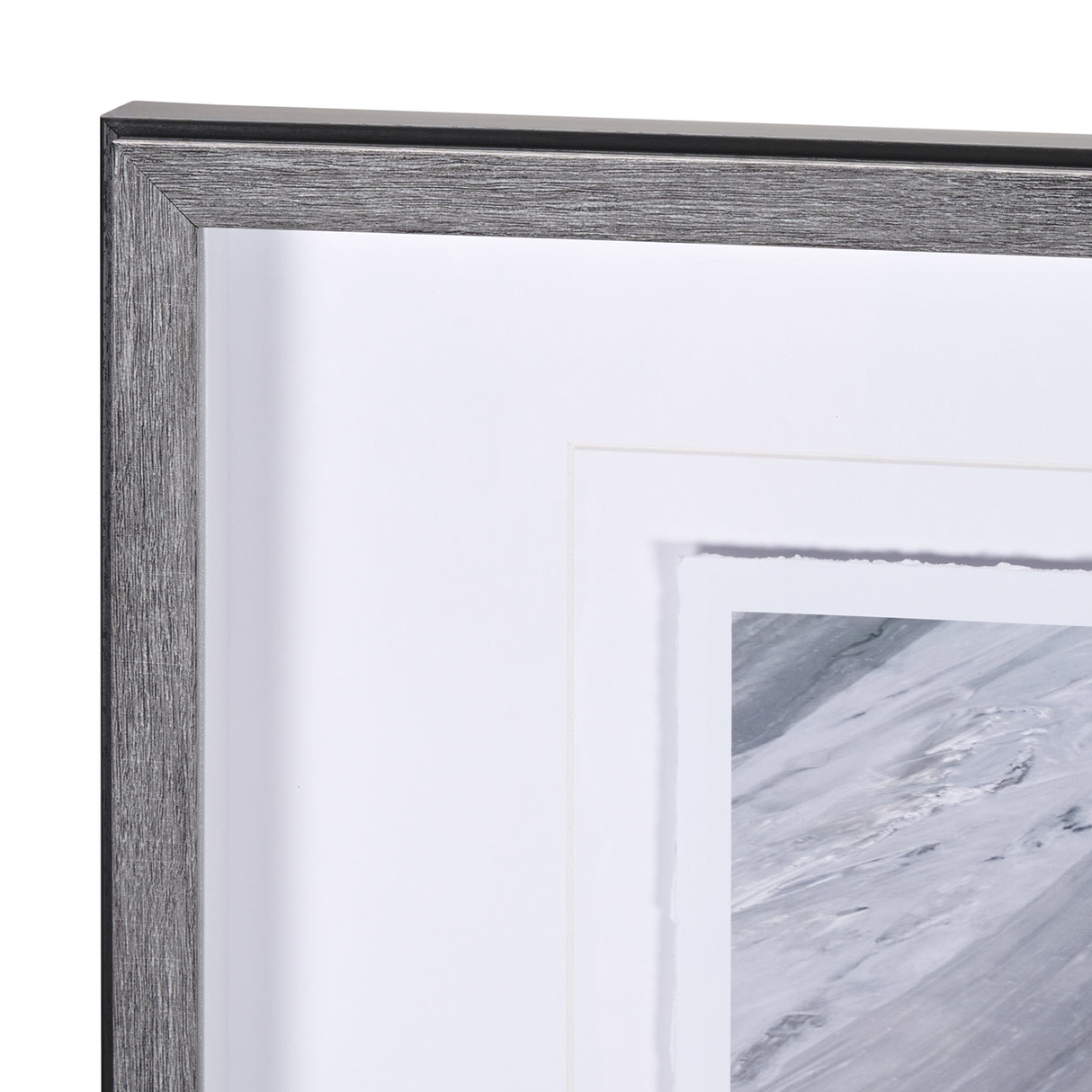 White Horse Portrait by Mercana Studio Hand Embellished Textured Framed Art Print Matted under Glass from Mercana - Luna Furniture